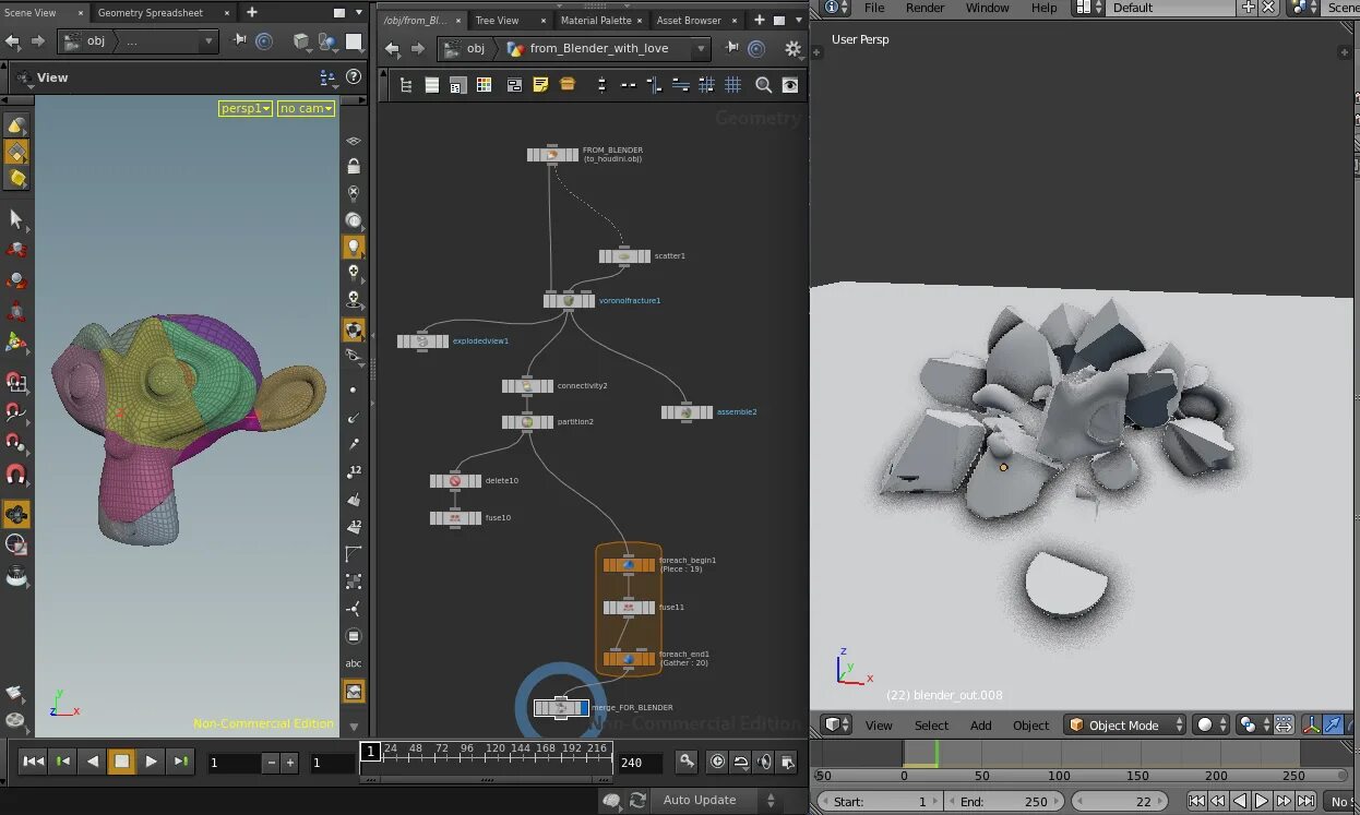 Blender out of memory. Maya, blender and houdini. houdini blend shape. blend for vs.