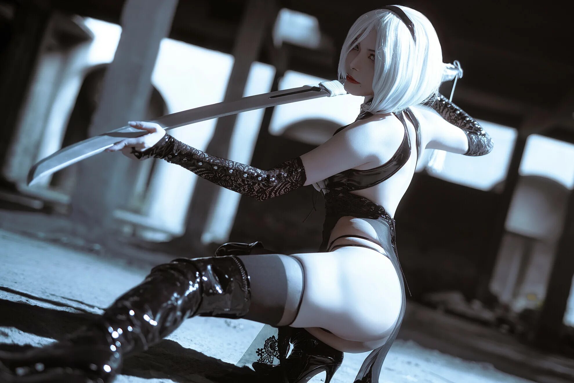 Automata косплей. Косплей 2b из nier automata. косплей 2b из nier automata 18. nier automata 2b хендай. nier automata 2b попа.