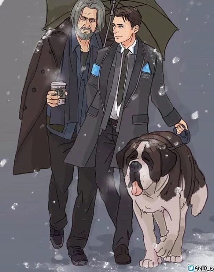 Коннор и хэнк. Детройт коннор и хэнк. коннор и хэнк арт. detroit become human коннор и хэнк арт.