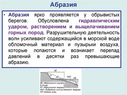Абразия это