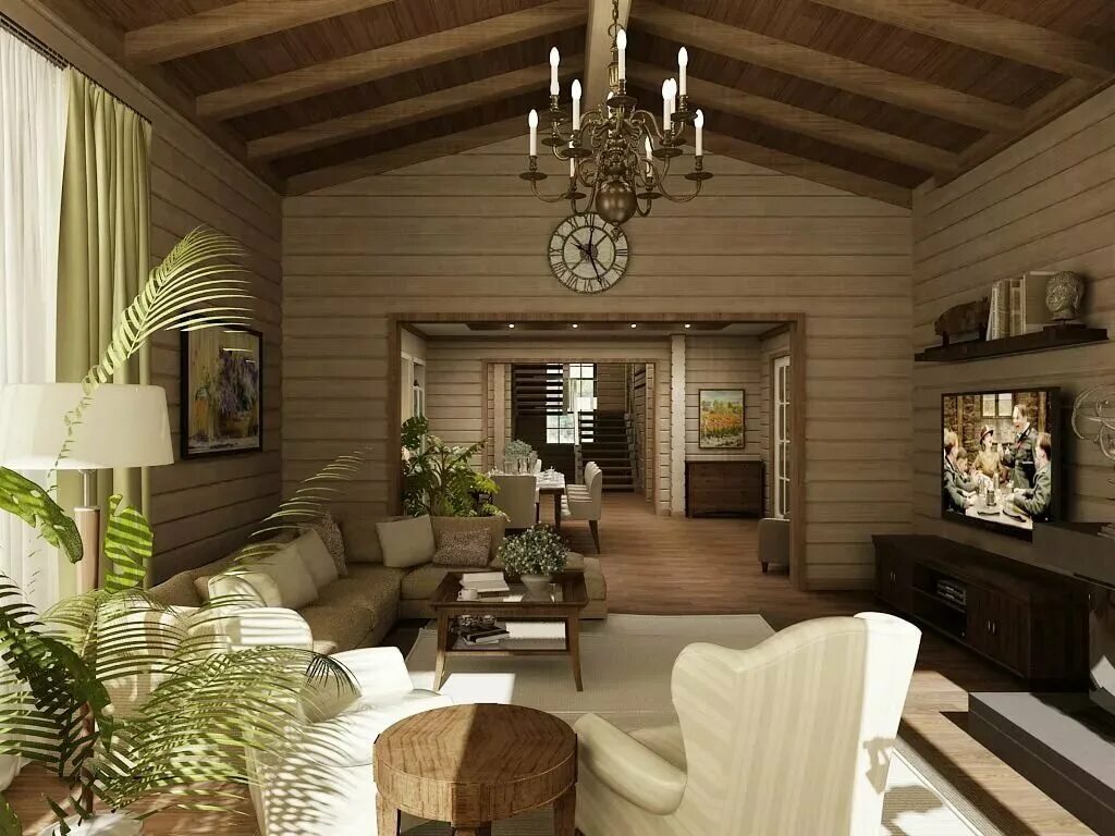 Загородный дом отделка внутри. Камин в доме из клееного бруса. Отделка загородного дома внутри. Внутренняя отделка коттеджа. Отделка камнем в интерьере.