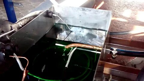 В результате охлаждения аргона