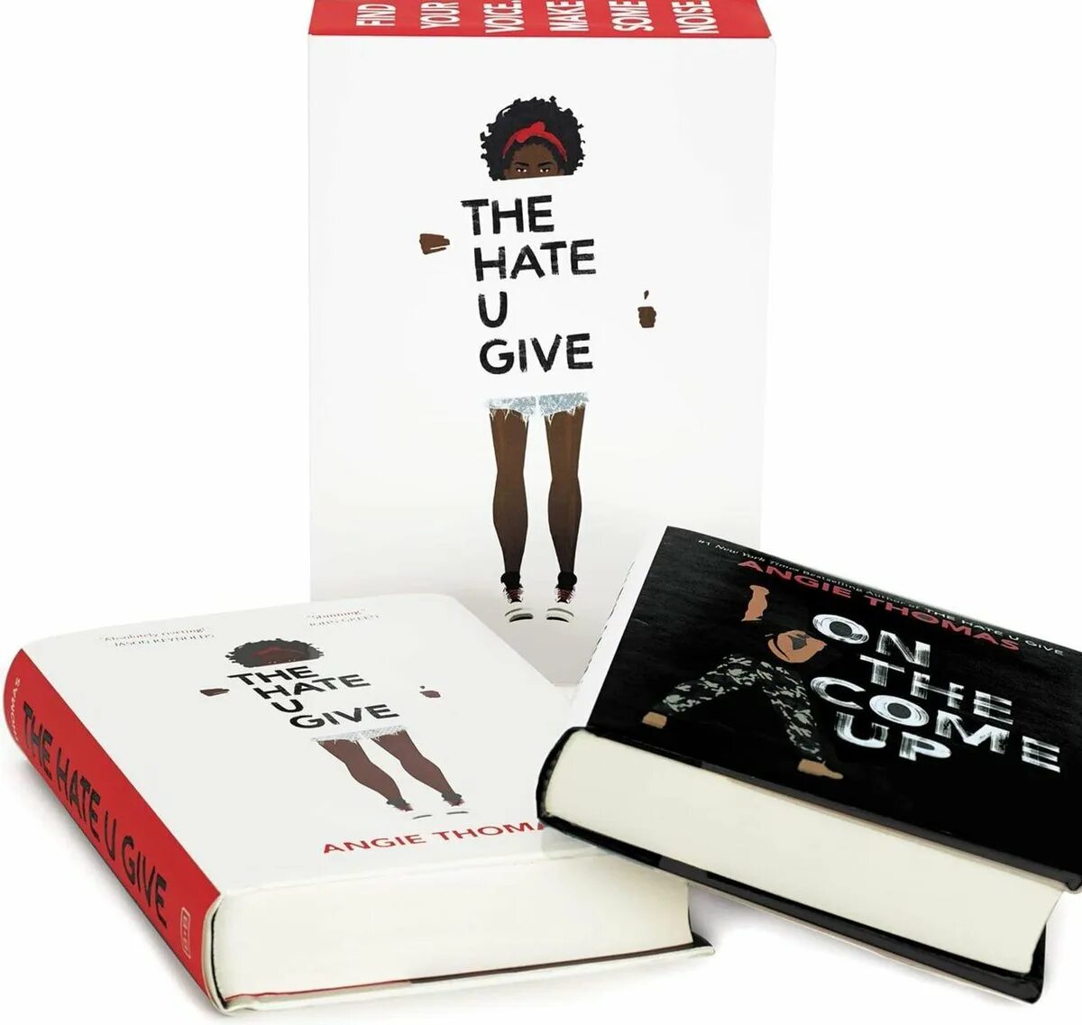 1 give him this book. The hate you give book. Give a book. Thomas Angie "hate u give".