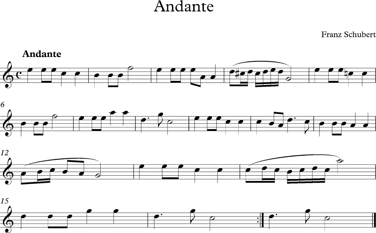 Чуть скорее анданте. Анданте Шуберт. Анданте Шуберт флейта. Andante Ноты. Анданте Гайдн фортепиано.