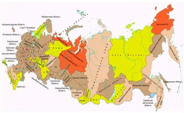 Карта РФ С субъектами Федерации 2023. Политическая карта РФ 2023. Субъекты РФ 2023 на карте России. Карта России 2023 года с городами и границами областями республиками.