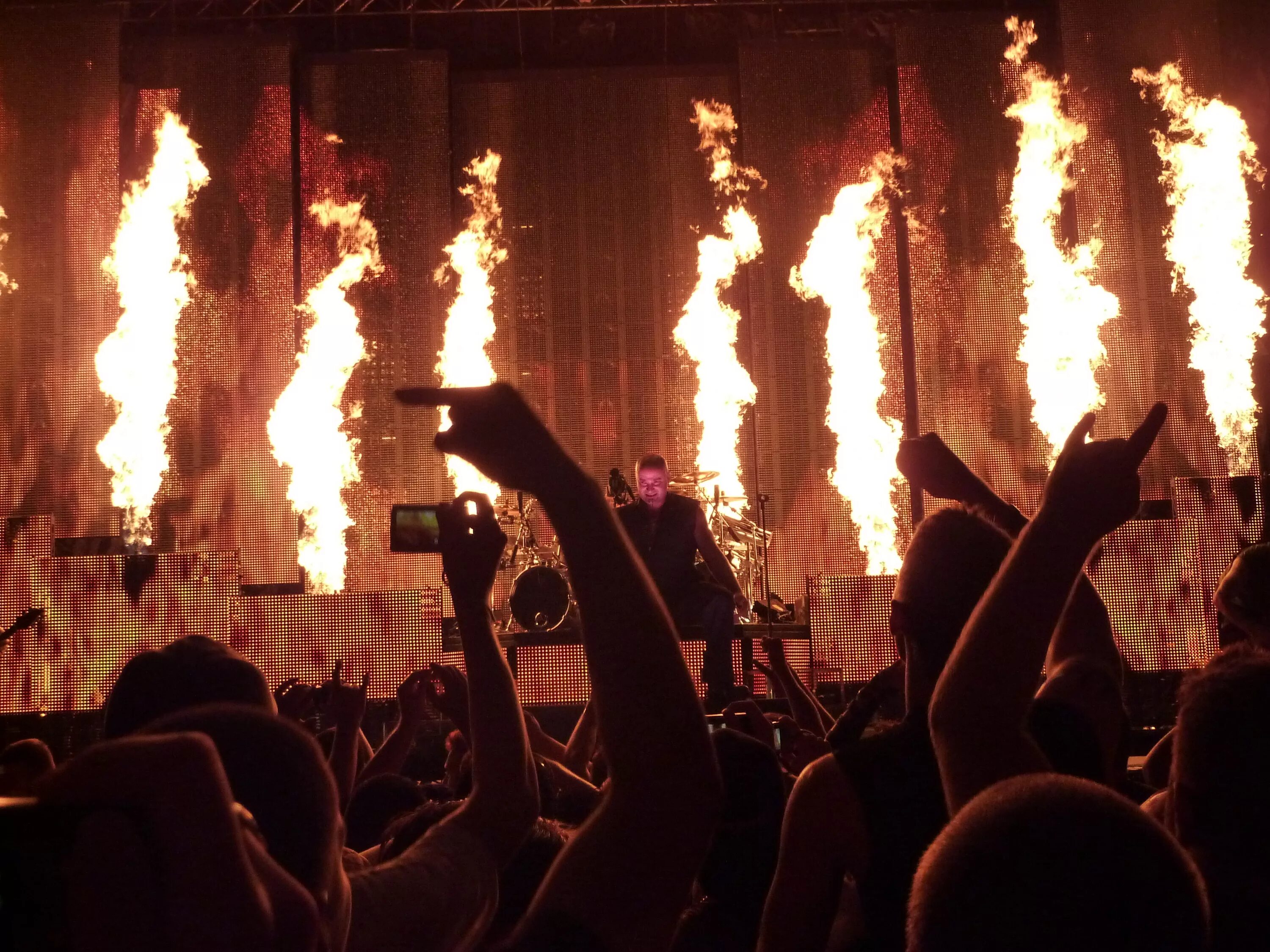 Disturbed inside the fire