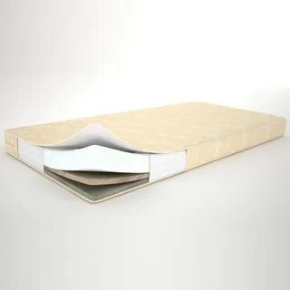 Детский матрас лен-бикокос-холлофайбер Lux baby 8 см (Люкс Беби) – отличная...