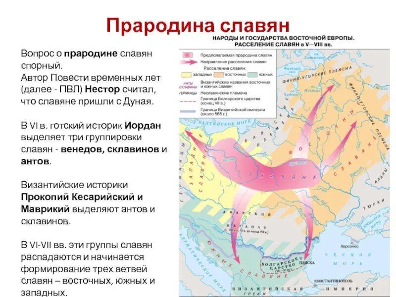 Дунайская прародина славян карта. Концепции происхождения и прародины славян. Карта расселения восточных славян 6-8 века. Прародина славян по повести временных лет. Как происходит расселение