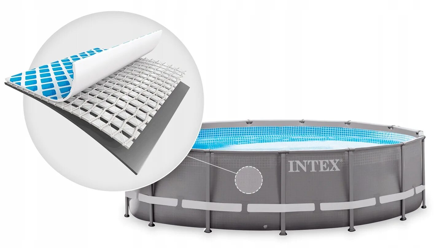 Бассейн intex ultra frame xtr 549х132. Каркасный бассейн intex ultra xtr frame 26340, 732х132 см. intex ultra xtr frame 26340. бассейн каркасный intex 732х132см. бассейн каркасный круглый 732х132см.