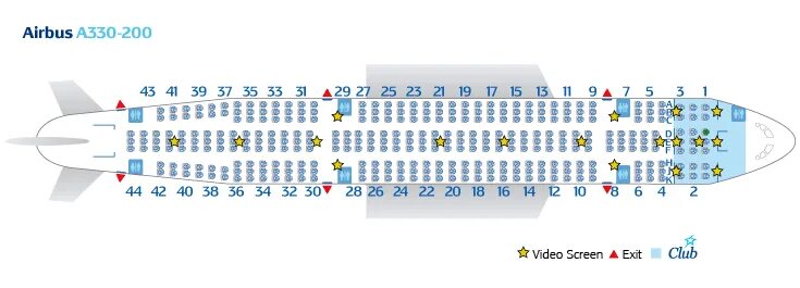 Боинг 330 схема салона Аэробус 350 900 схема салона