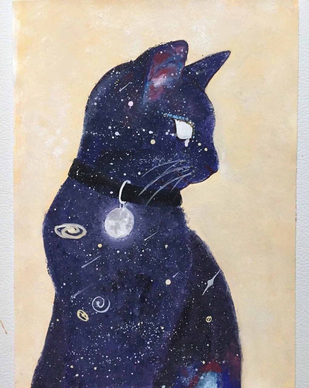 Кот в космосе рисунок. Космические коты. Котики арт. Котмышеские коты. Кошка в космосе.