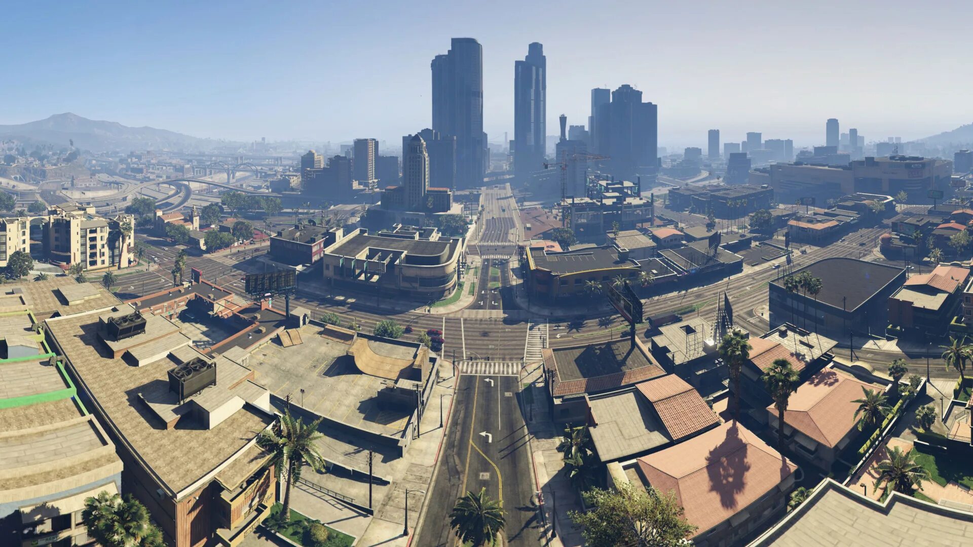 Есть город лос сантос. Лос сантос гта 5. город лос сантос gta 5. улицы лос сантоса гта 5. вид на лос сантос гта 5.