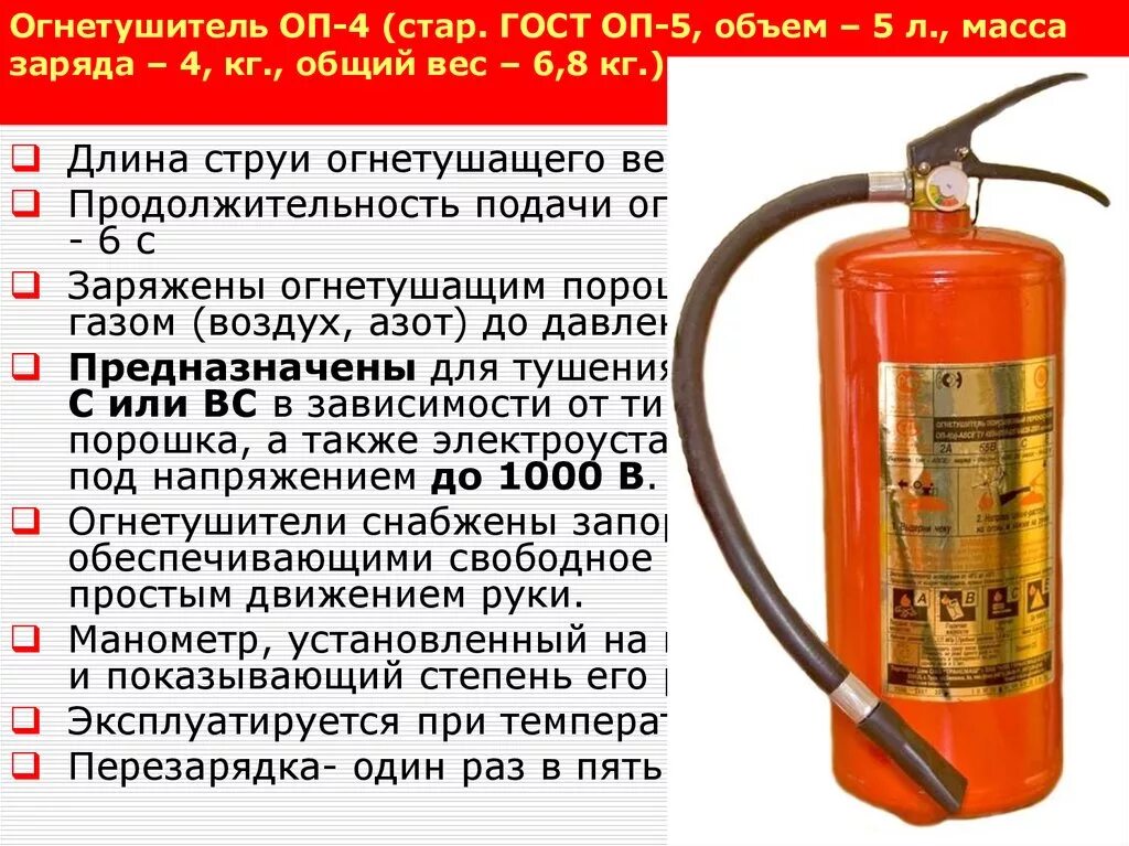 Вес порошкового огнетушителя ОП-4. Огнетушитель углекислотный ОП-5. ТТХ огнетушителя ОП-4. Огнетушитель ОП-5 3.