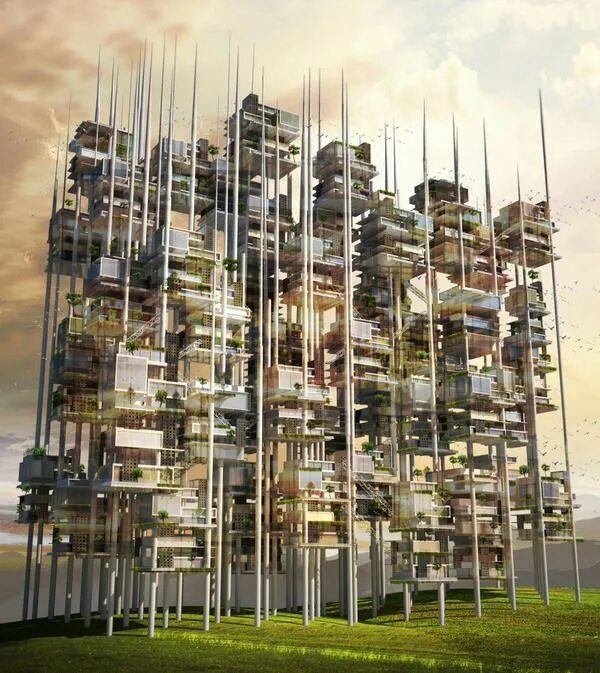 Утопия 14. Evolo skyscraper competition. evolo 2018 небоскреб. вертикальный город. архитектурная утопия.