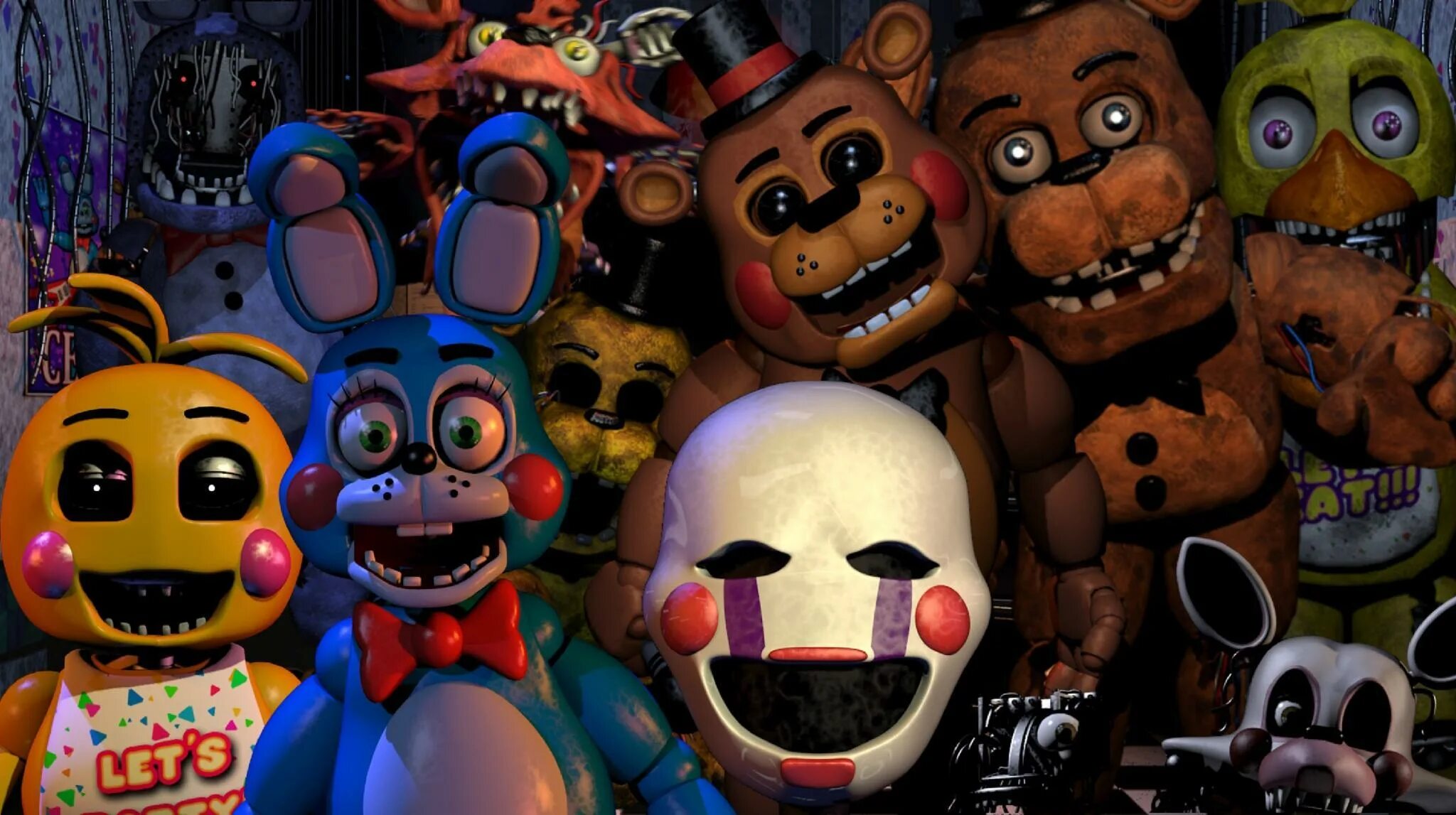 Five Nights at Freddy's 5 АНИМАТРОНИКИ. АНИМАТРОНИКИ ФНАФ 2. Пять ночей с Фредди 5 АНИМАТРОНИКИ. FNAF 2 АНИМАТРОНИКИ. Аниматроников five nights at freddy