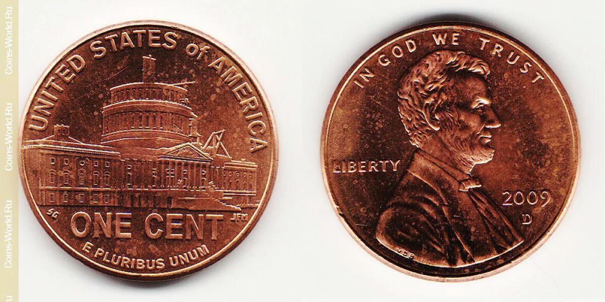1 cent. 1 Цент США 2009. 1 Цент монета. Монета 1 цент США. США 1 цент, 2009 года d.