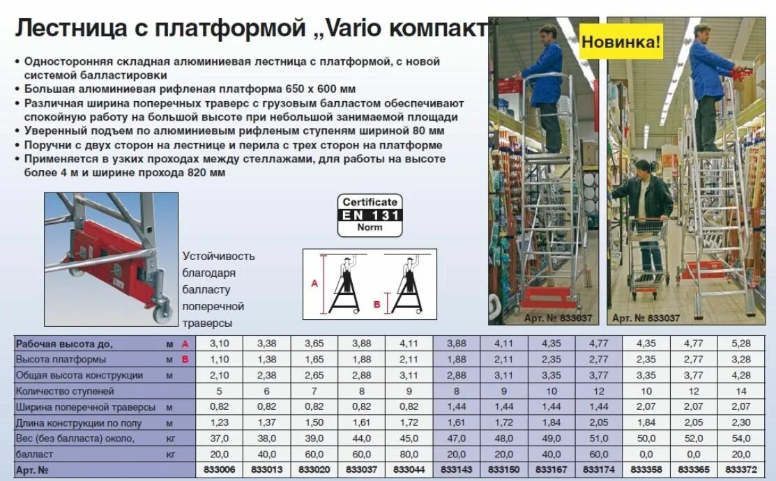 Какая максимальная длина приставных лестниц. Лестница с платформой vario kompakt, траверса 750 6 ступеней. лестница krause vario 833020. стремянка высота площадки 3м. лестница krause vario 833150.