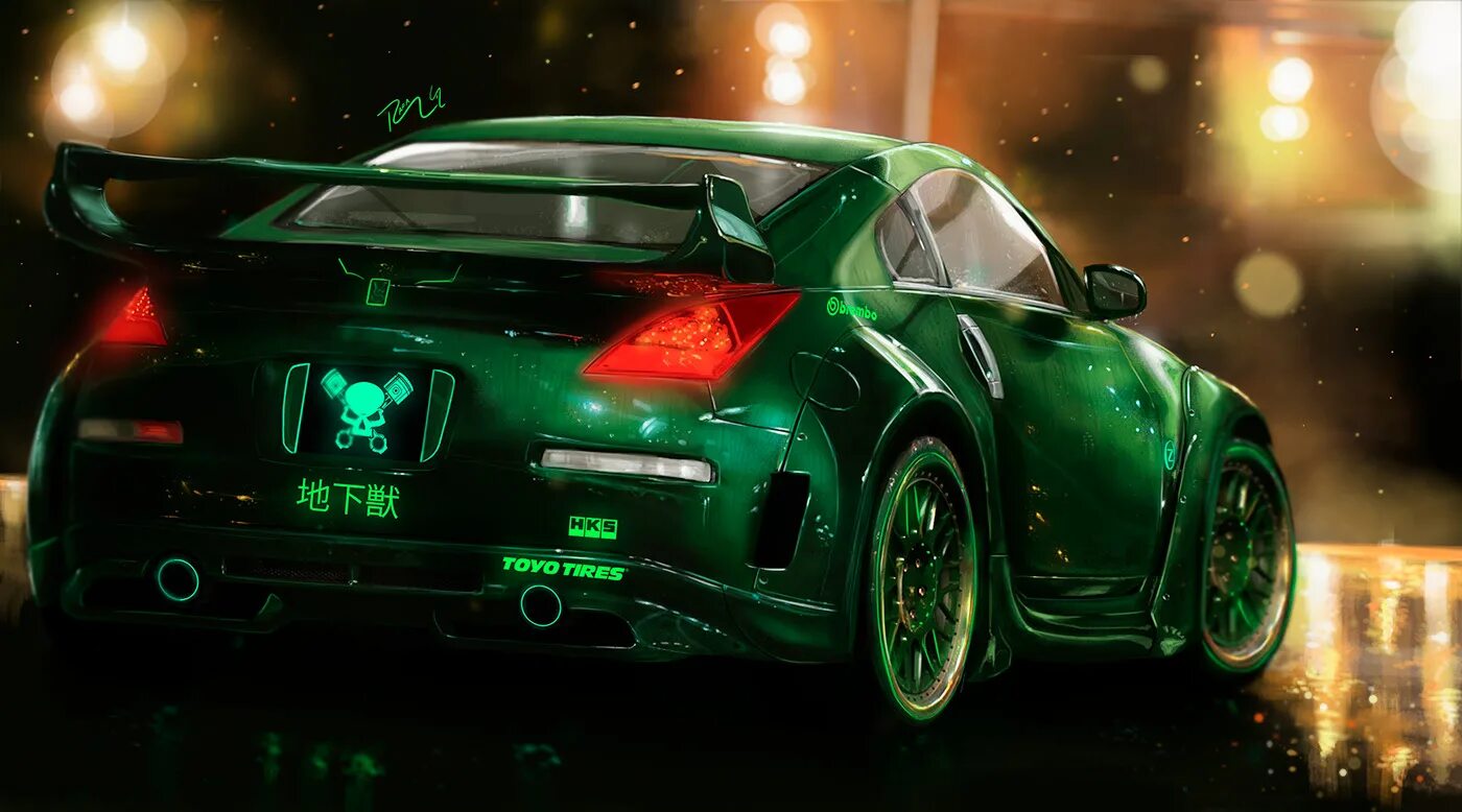 Need for speed art. Need for speed: underground. нфс андеграунд 2 неон. nissan 350z арт. need for speed: underground 2.