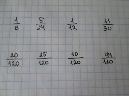 Общий знаменатель 5 8 11 1