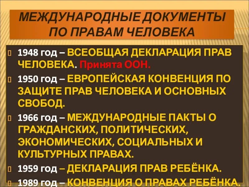 Первым международным документом. Международные документы. Международные документы по правам человека. Основные международные документы о правах человека.