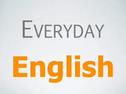 Everyday english 1