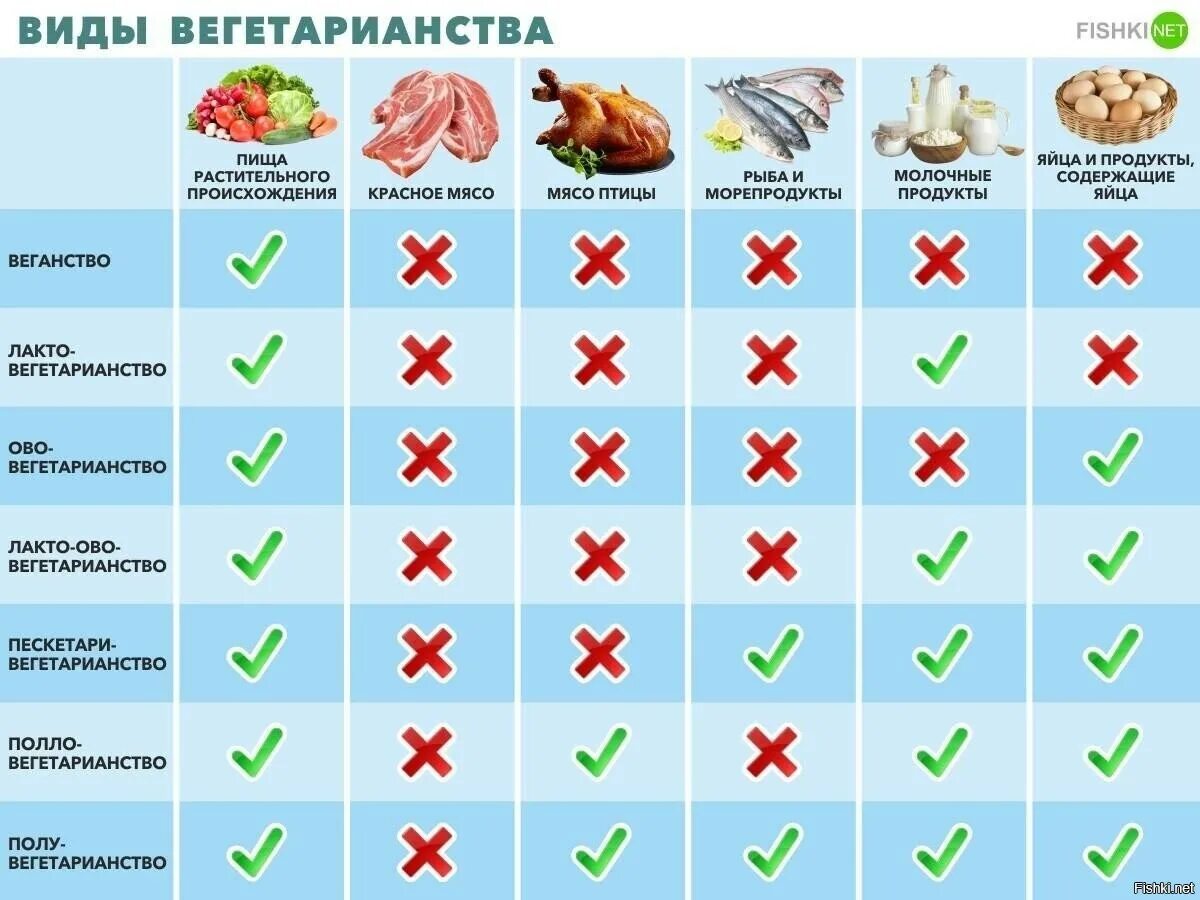 Зачем есть мясо. Виды вегетарианства. Вегетарианцы едят рыбу. Типы вегетарианства питания. Виды вегетарианства таблица.