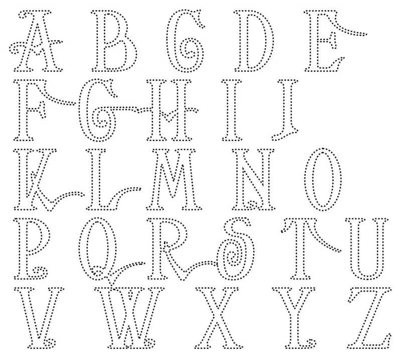 String letters. String letters