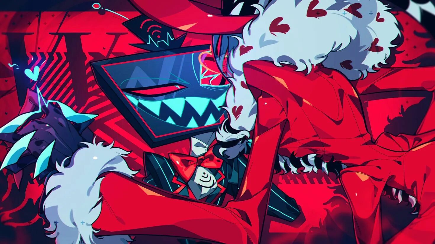 Валентино демон отель хазбин. Вокс отель хазбин на обои. Отель хазбин валентино и вокс. Vox hazbin hotel. Алиса вокс.