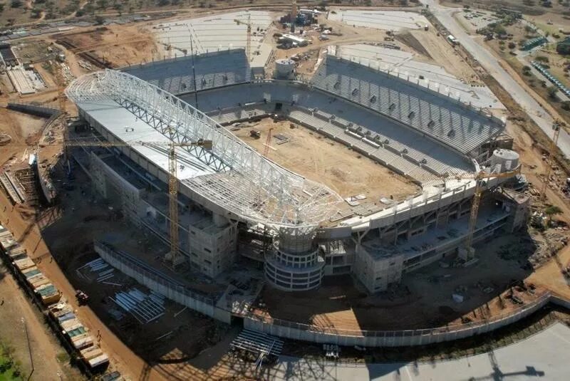 Stadium build. Питер Мокаба (стадион). ЮАР стадион. ЮАР стадионы после ЧМ. Южная Африка стадион.