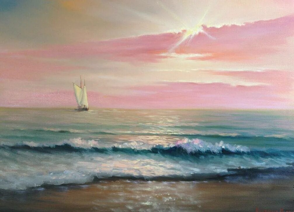 Море мастихин парус. Морской пейзаж. Белеет масло. Парус белеет парус одинокий. Белеет парус одинокий иллюстрации.