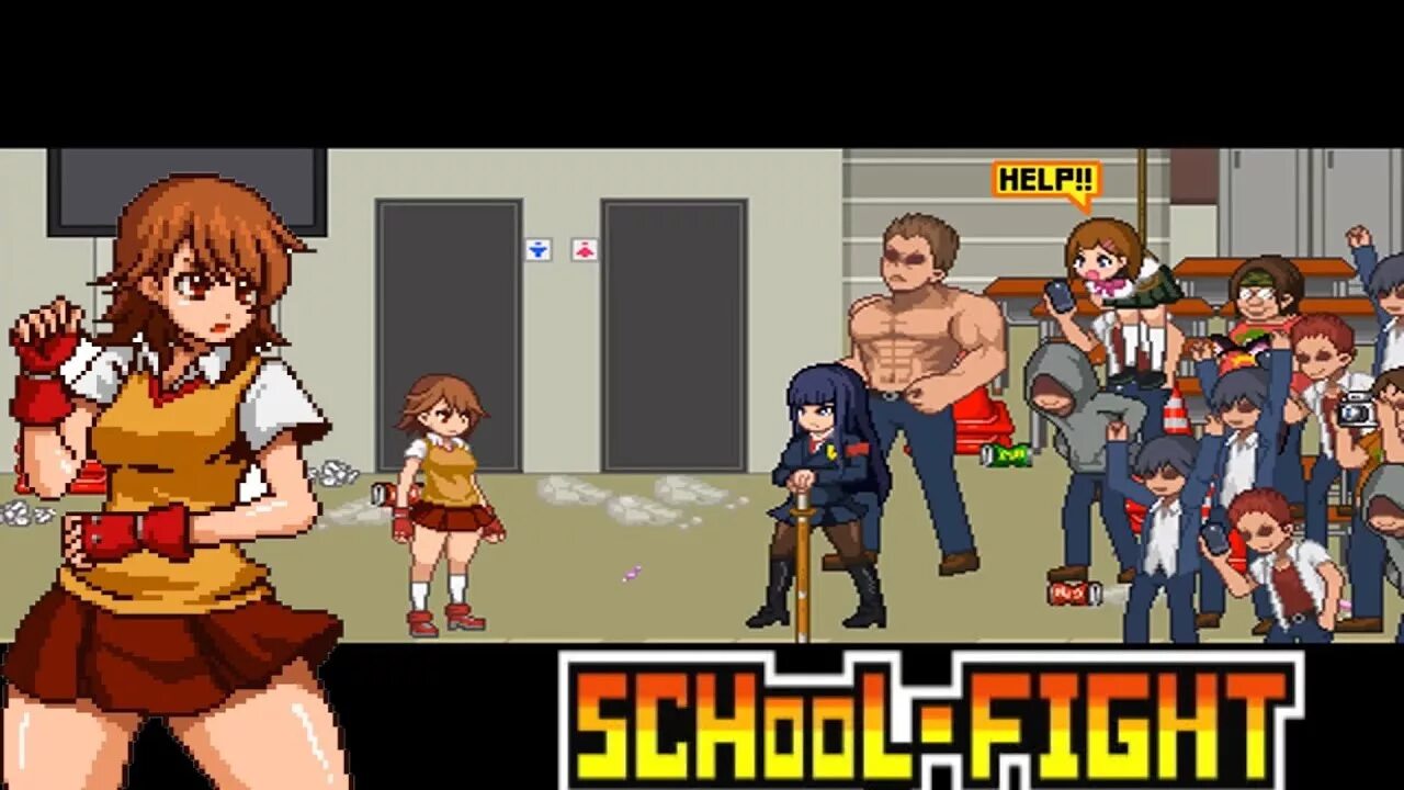 New lewd ninja ru. Школа Dot Fight. School Fight игра. Игра Ryona School Dot Fight. Okeyutei – School Dot Fight.