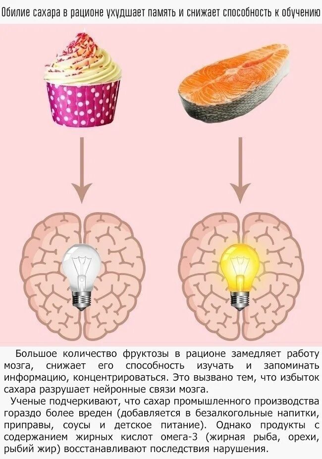 Диета для мозга. Сахар и мозг. Мозгу нужен сахар. Глюкоза для мозга. Сахар влияет на мозг.