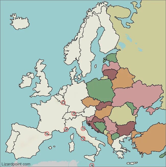 Уровень развития восточной европы. Eastern Europe Countries карта. Территория центральной Европы. Германия страны Восточной Европы. Карта центральной Европы.