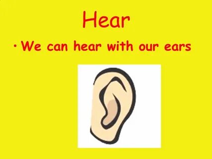 This is my ear