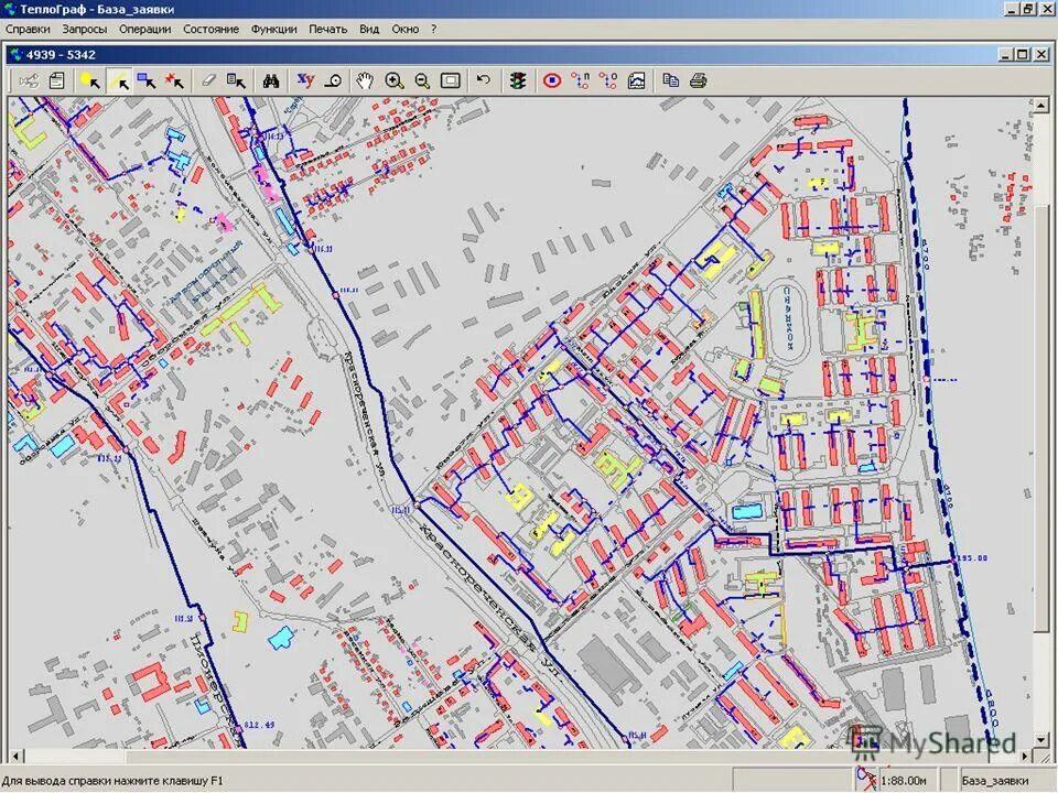 схема теплоснабжения города