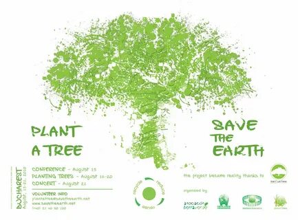 Plant a tree, save the Earth Save earth, Earth, Trees to plant.