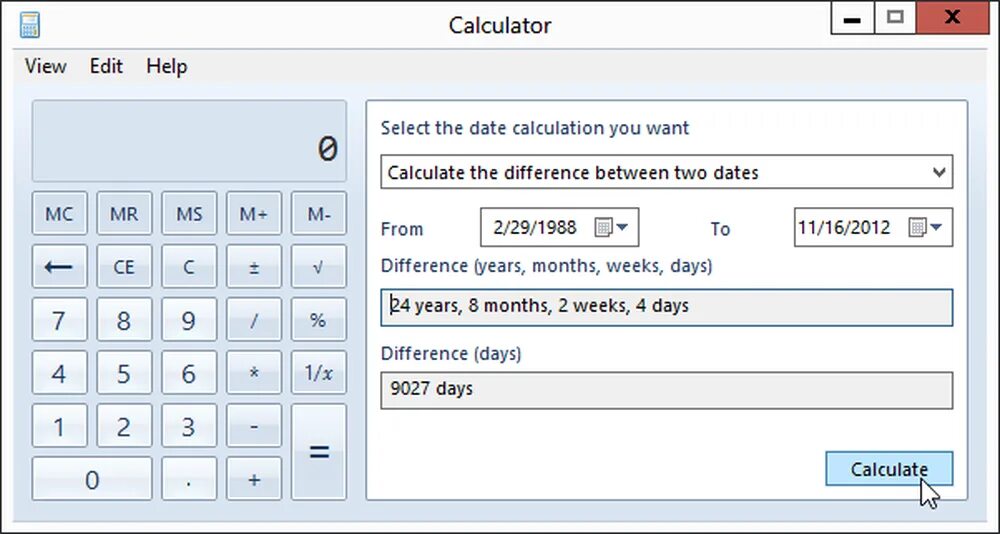 Калькулятор. Калькулятор Windows. Задания на калькуляторе. Калькулятор дней. Подсчет дней между датами калькулятор
