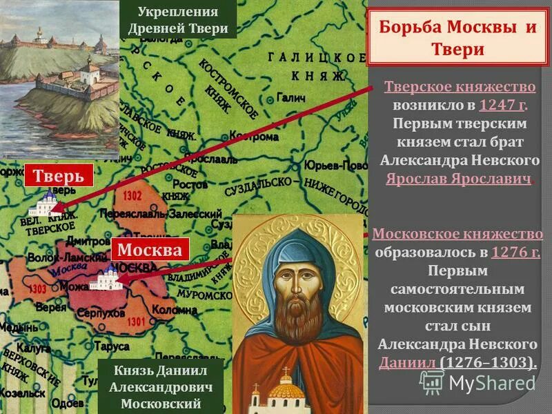 Тверское княжество при Михаиле Тверском. Тверское княжество 15 век.