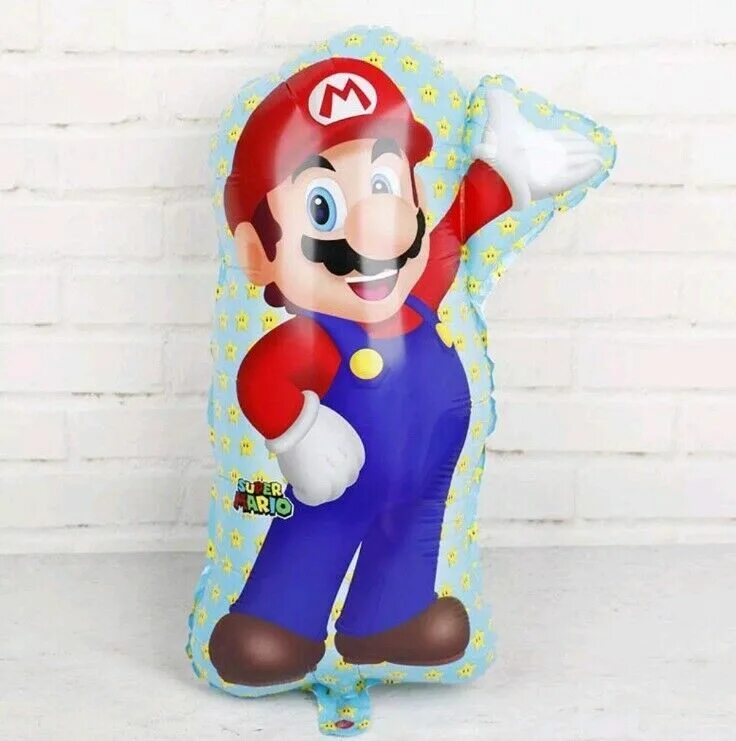 Купить mario bros. Шар супер Марио. Воздушный шар супер Марио. Шар Марио фольгированный. Воздушный шар фольга Марио.