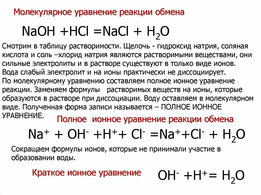 Sio2 гидроксид натрия. Полное и краткое уравнение химической реакции. Как составляется сокращенное ионное уравнение. Молекулярное уравнение реакции таблица. Молекулярные уравнения реакций примеры.