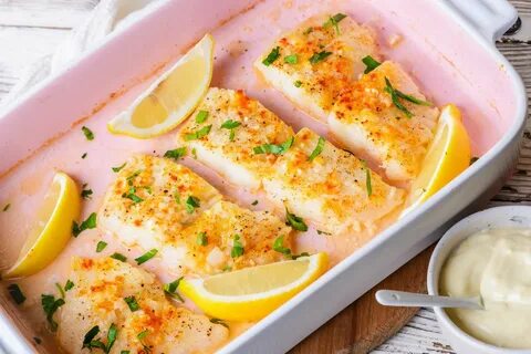 Рецепт запеченной рыбы с лимоном