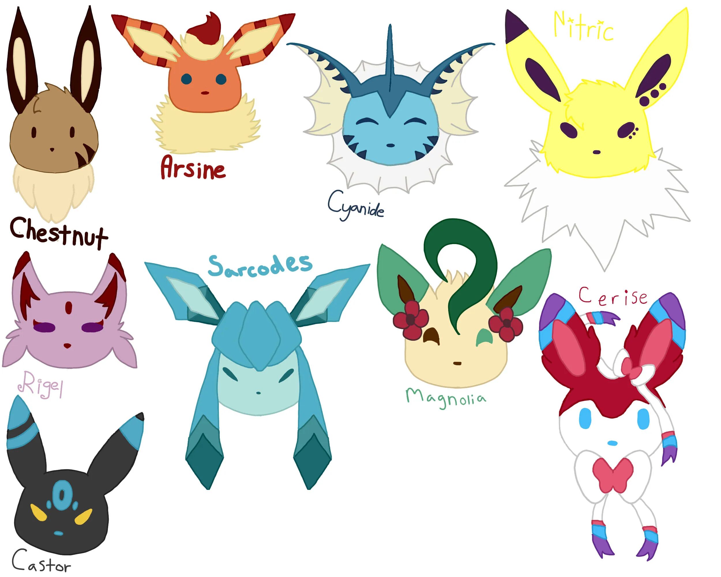 Эволюция иви имена. Eevee Evolution SHINEE. Иви покемон. Pokemon Eevee Evolution.