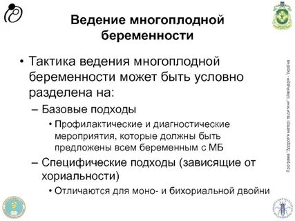 Многоплодная беременность тактика