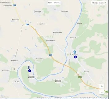Где находится задонск