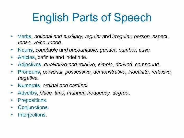 Speech meaning. English Parts of Speech. Auxiliary Part of Speech. Classification of Parts of Speech in English. Functional Parts of Speech.