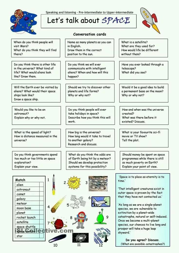 English listening exercises