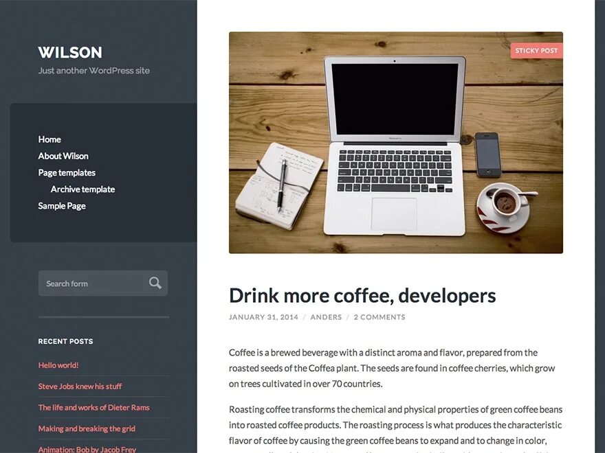 Blog website