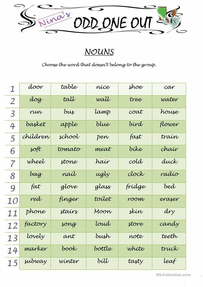 Cross the word out. ESL Irregular verbs. Odd Word в английском языке. Irregular verbs Nouns. Choose the odd Word out Worksheet.