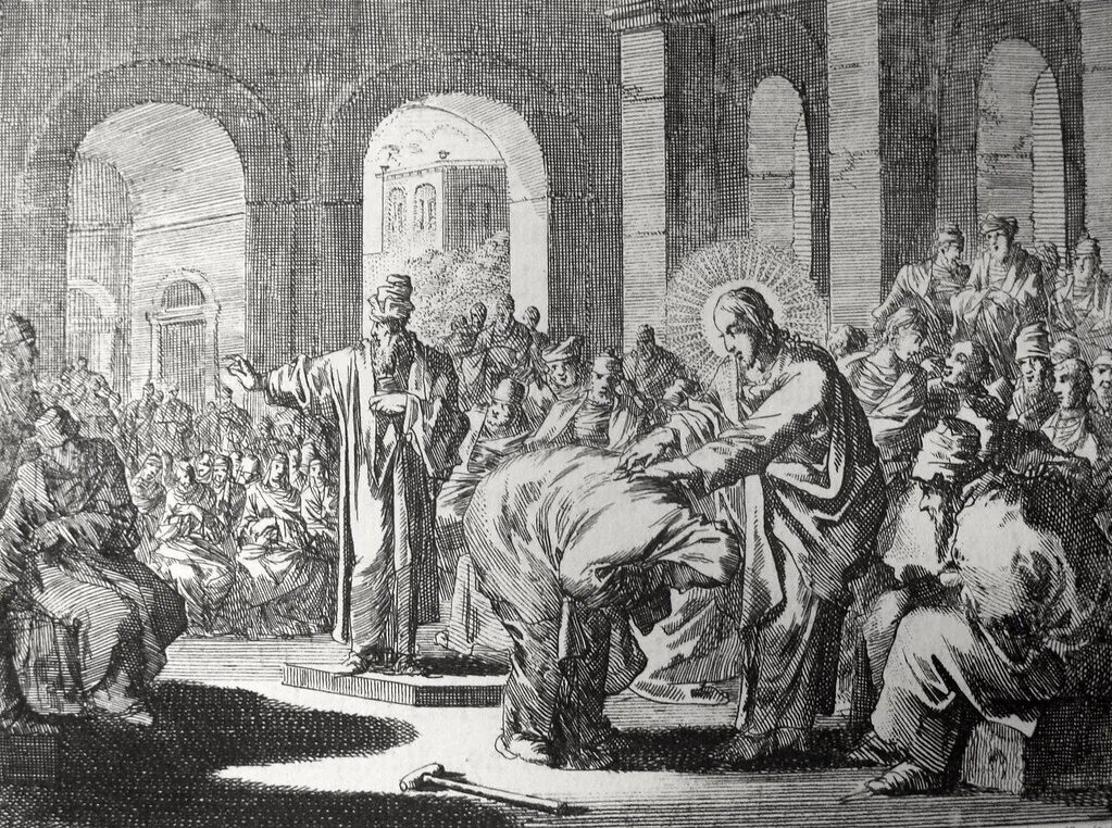 Синагога иисус. Исцеление согбенной женщины евангелие. джеймс исцеление кровоточивой. исцеление скорченной женщины иисус. евангелие об исцелении скорченной женщины.