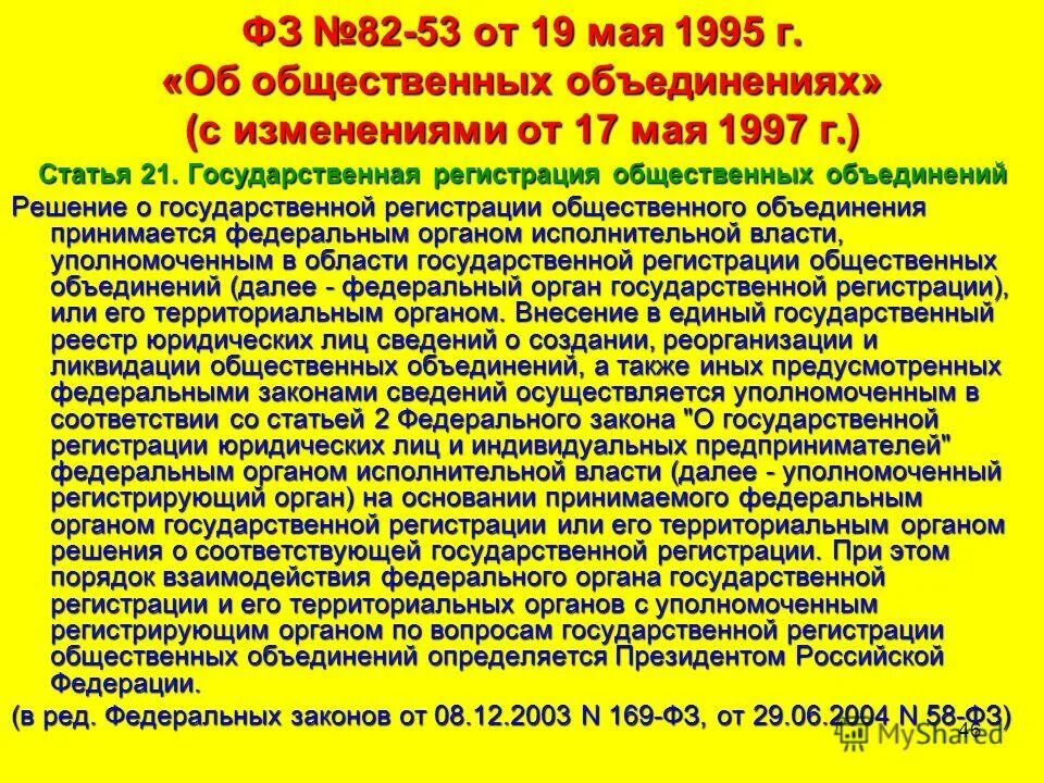 фз 82 об общественных объединениях. решение о государственной регистрации общественного объединения. порядок государственной регистрации общественных объединений. религиозные организации учредительный документ. порядок регистрации общественных объединений.